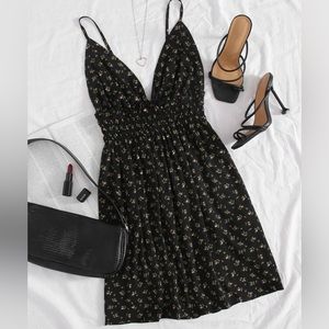 Black floral dress 👗 Brand new!!!